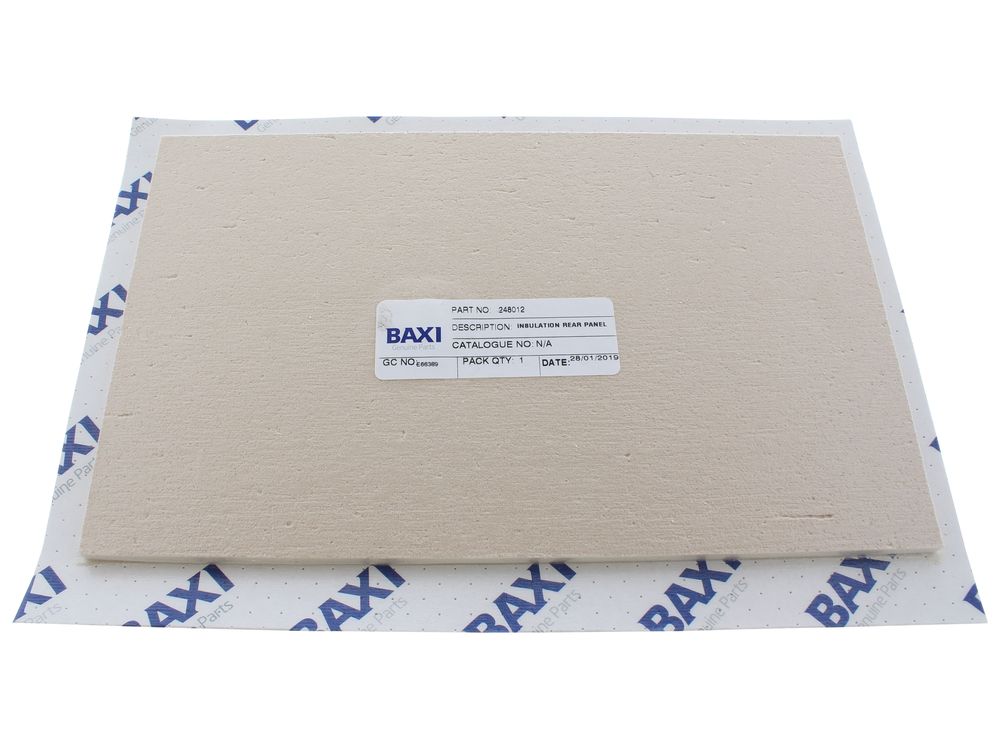 Baxi 248012 Insulation Rear Panel