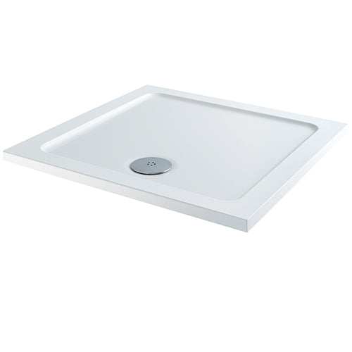 Fresssh 800x800 ABS Stone Shower Tray (waste sold separately)
