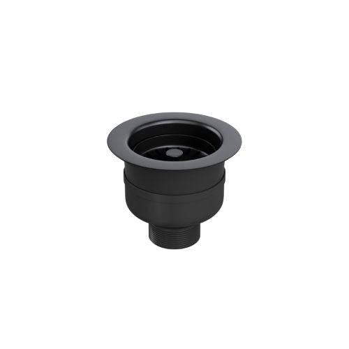 Top Fix Basket Strainer Kitchen Sink Waste Matt Black