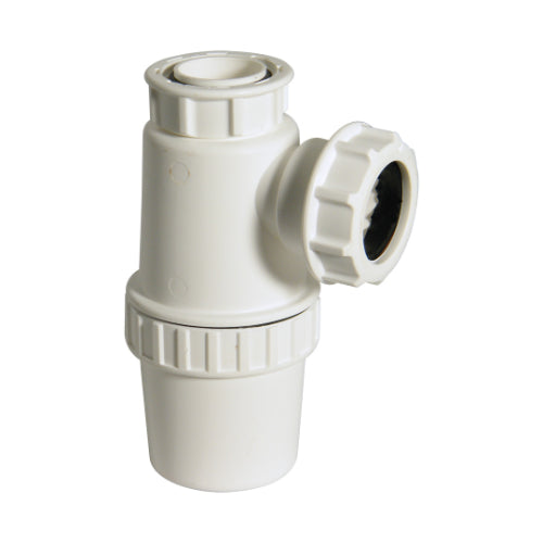 Floplast white anti-vacuum bottle trap 76mm seal x 32mm TB37A