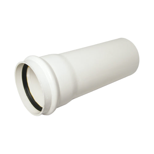 Floplast 110mm single socket soil pipe 3m white SP3