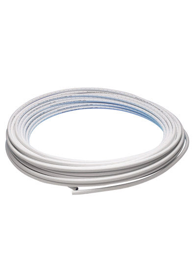 JG Speedfit white polybutylene barrier pipe 15mm x 25m coil