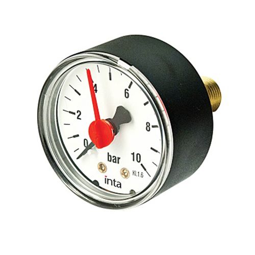 0-4 Bar 50mm Dial Pressure Gauge 1/4" Back Entry