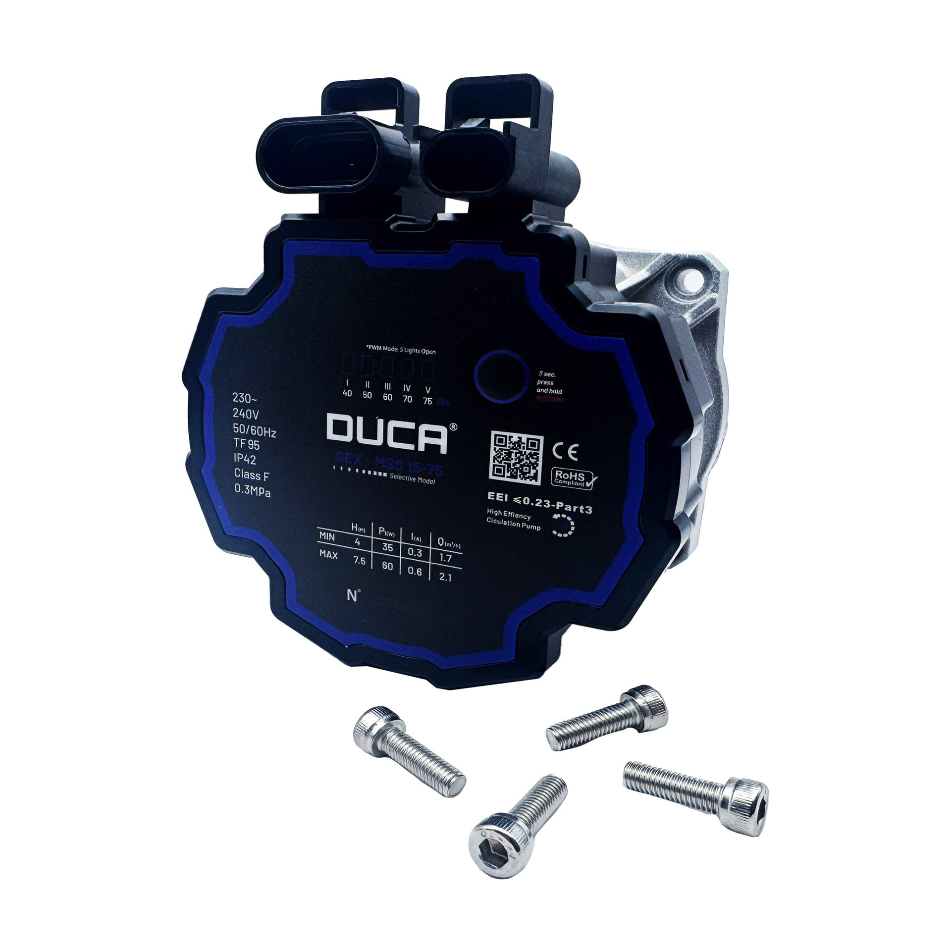 DUCA ERP Boiler Pump UPM3 / UPM4 15-80 (GEX-MSS)
