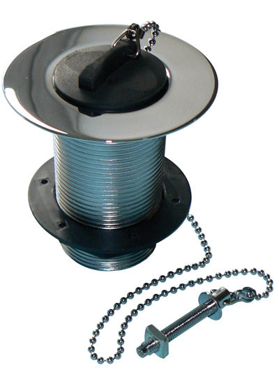 PrimaPack Brass Belfast Sink Waste 1.1/2" + Plug; Chain & Stay