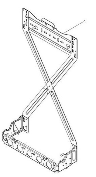 WORCESTER 8716117409 WALL FRAME BARE SPARE