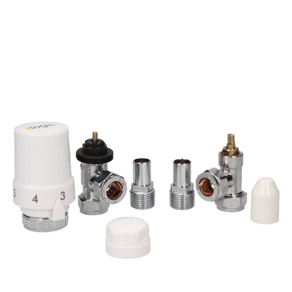 Logic 15 mm TRV & Lockshield Twin Pack