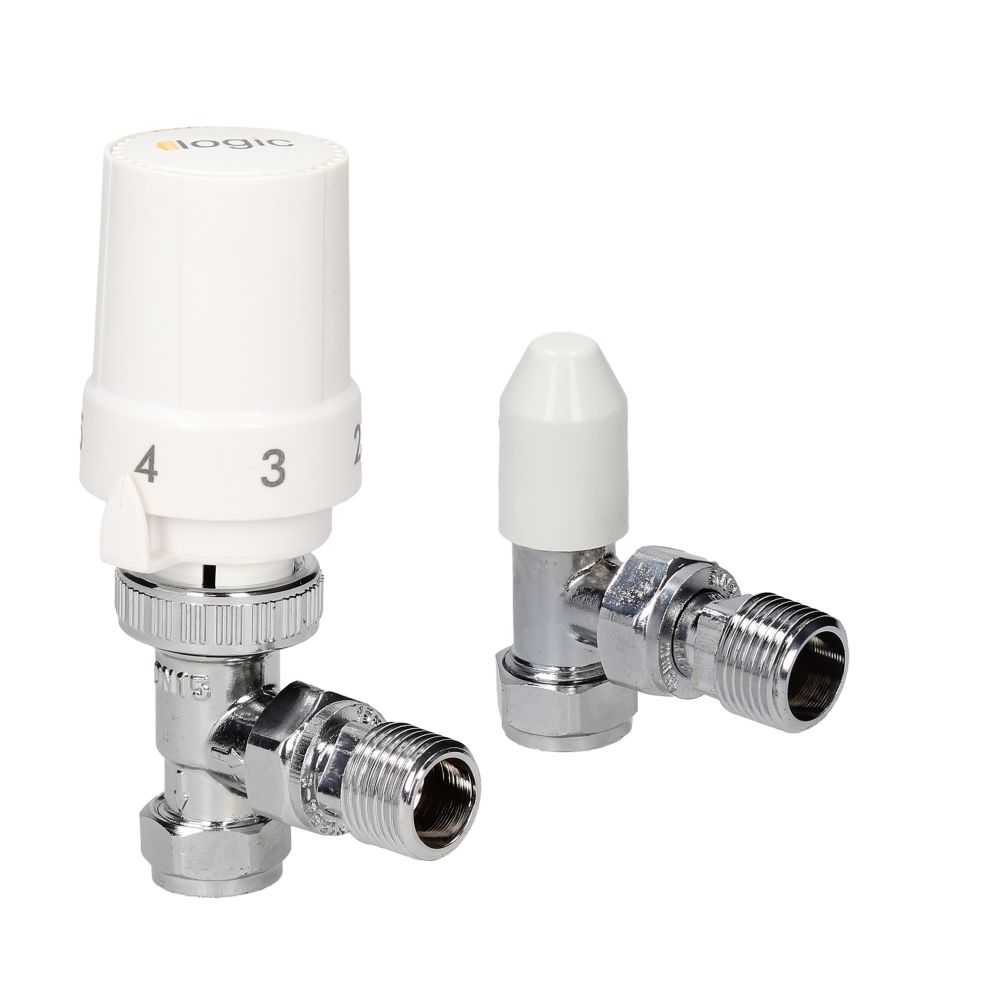Logic 15 mm TRV & Lockshield Twin Pack
