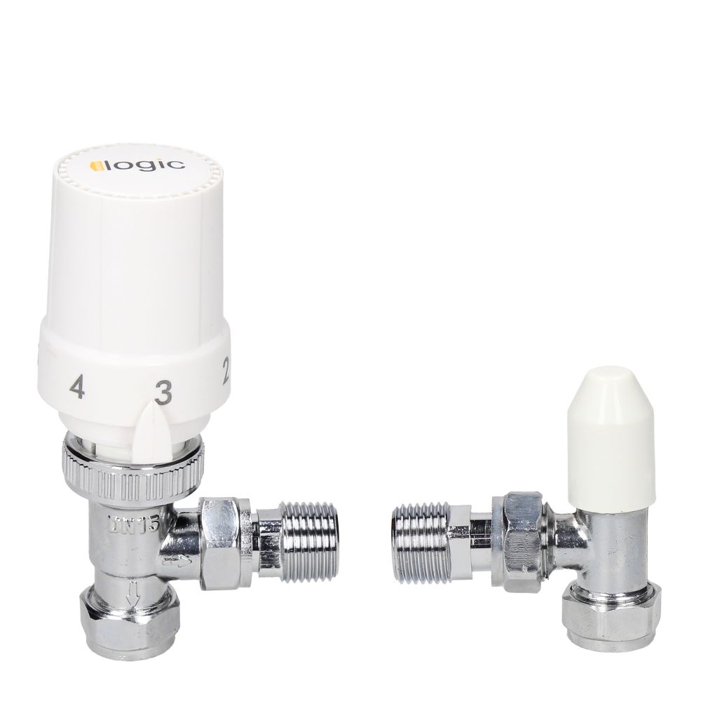 Logic 15 mm TRV & Lockshield Twin Pack