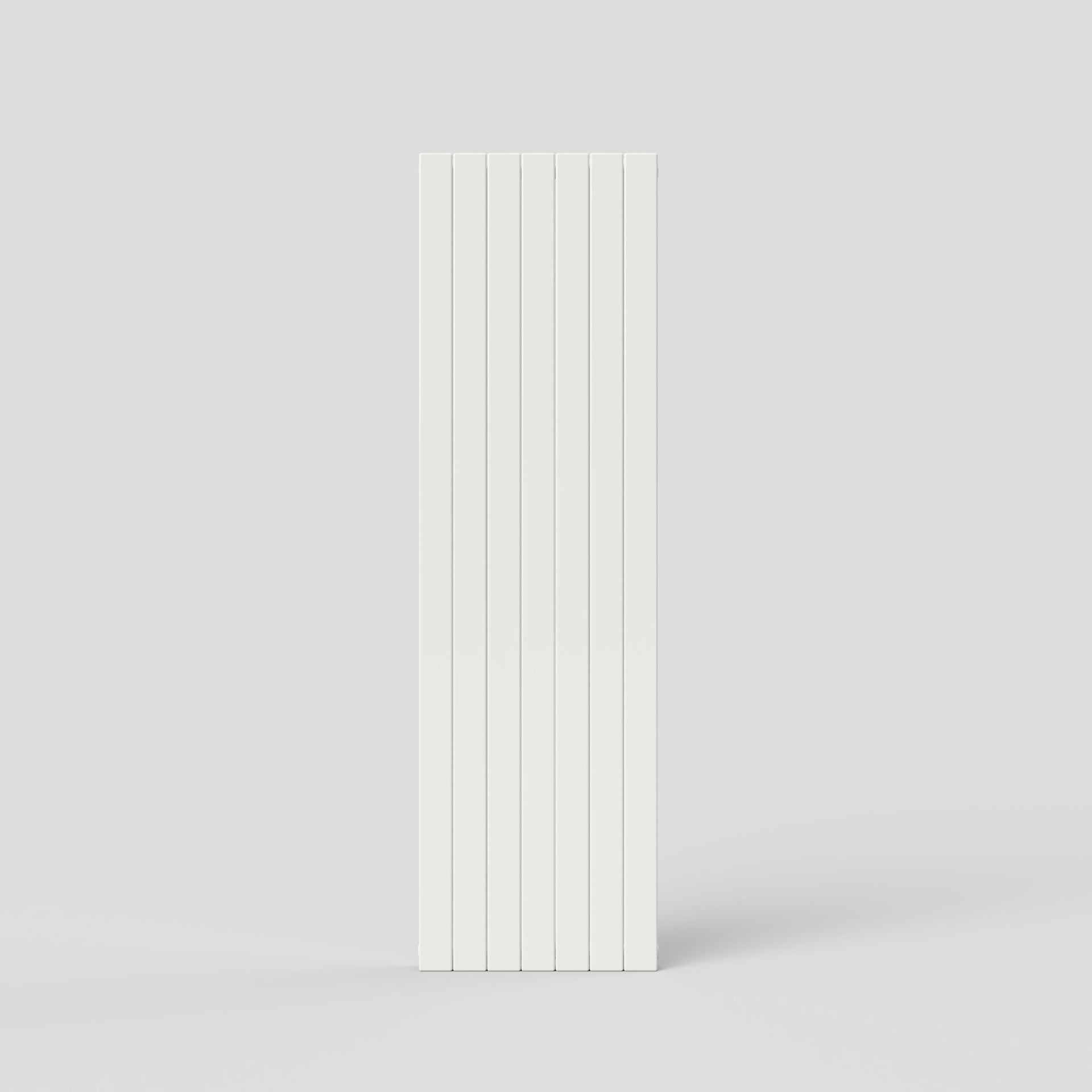 Slat 1800 H X 520 W Double Flat Panel White Vertical Radiator