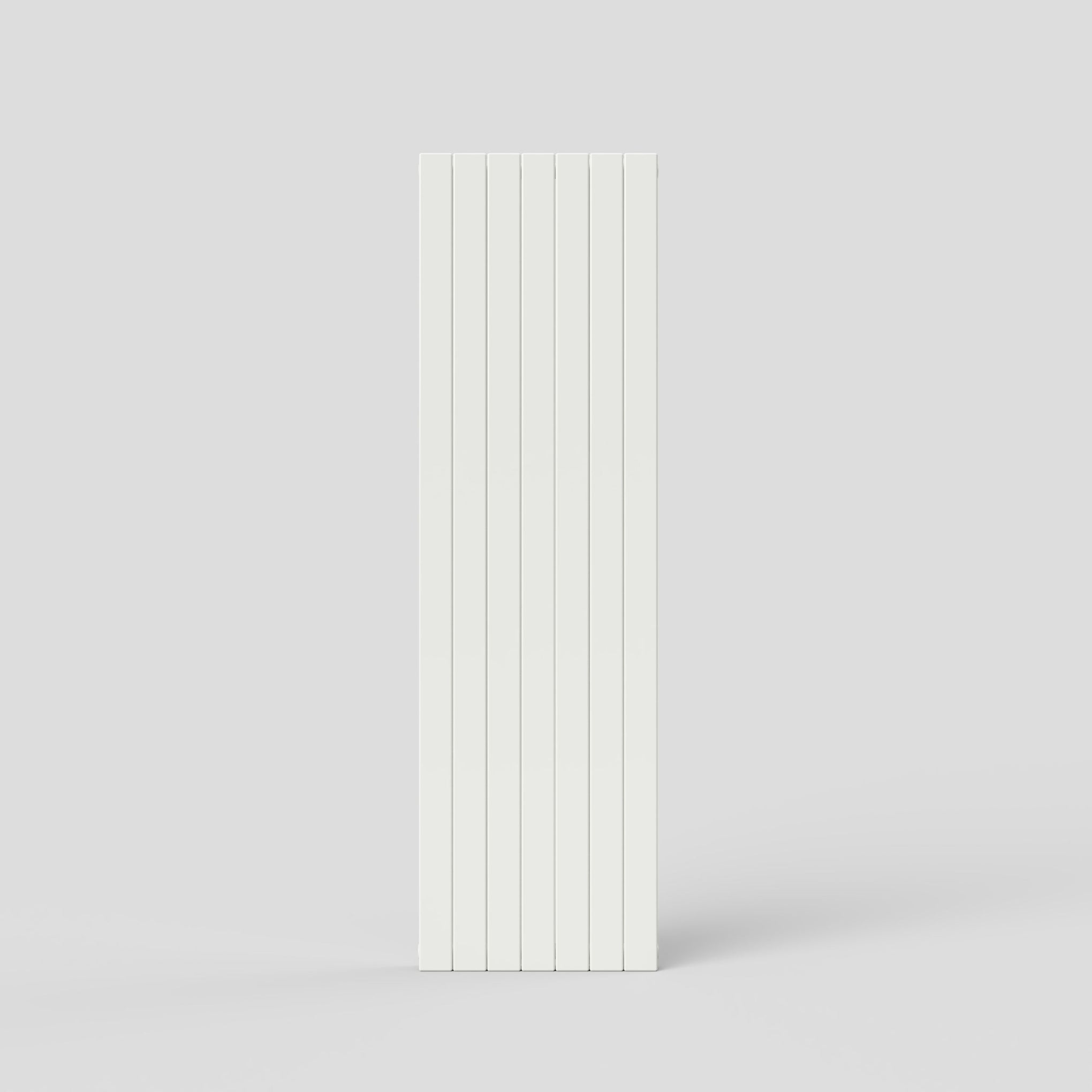 Slat 1800 H X 520 W Double Flat Panel White Vertical Radiator