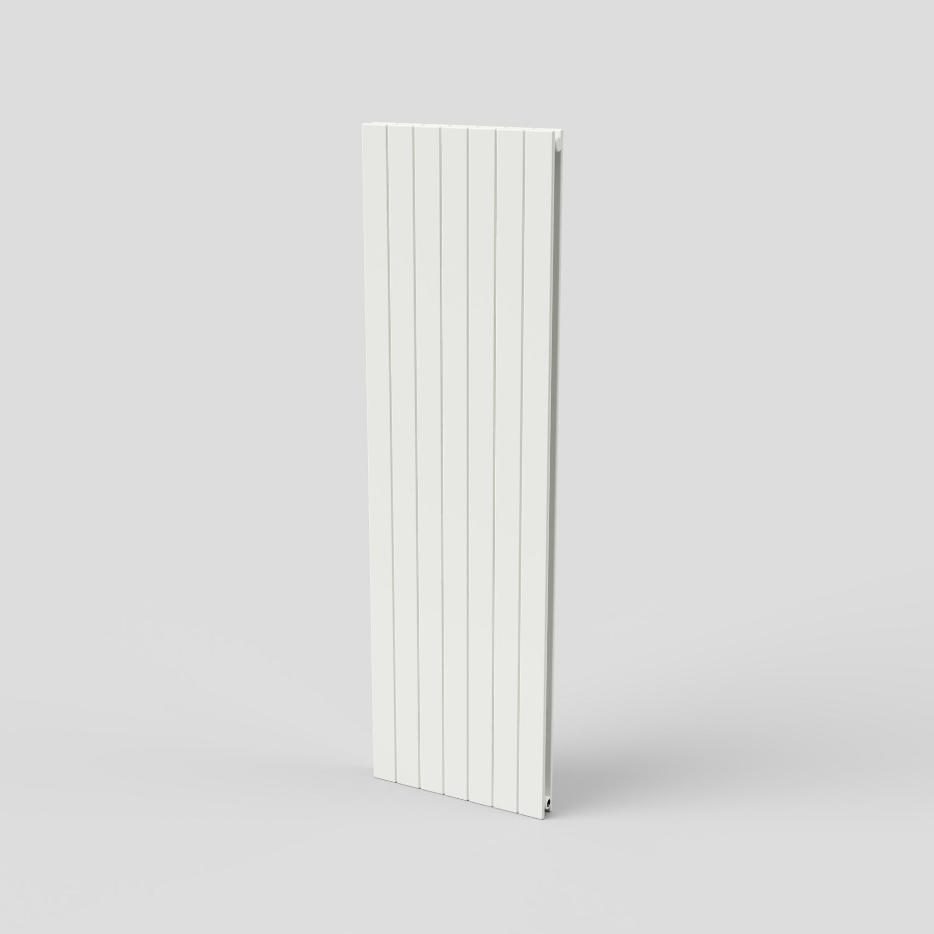 Slat 1800 H X 520 W Double Flat Panel White Vertical Radiator