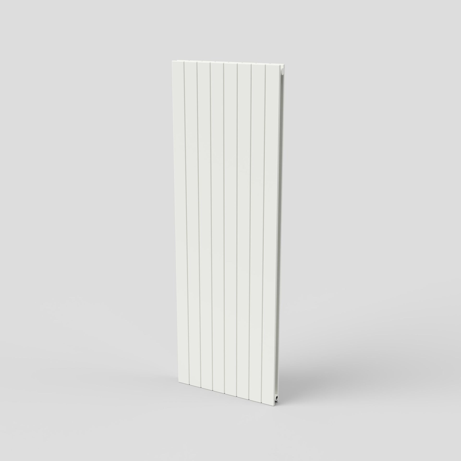 Slat 1800 H X 590 W Double Flat Panel White Vertical Radiator