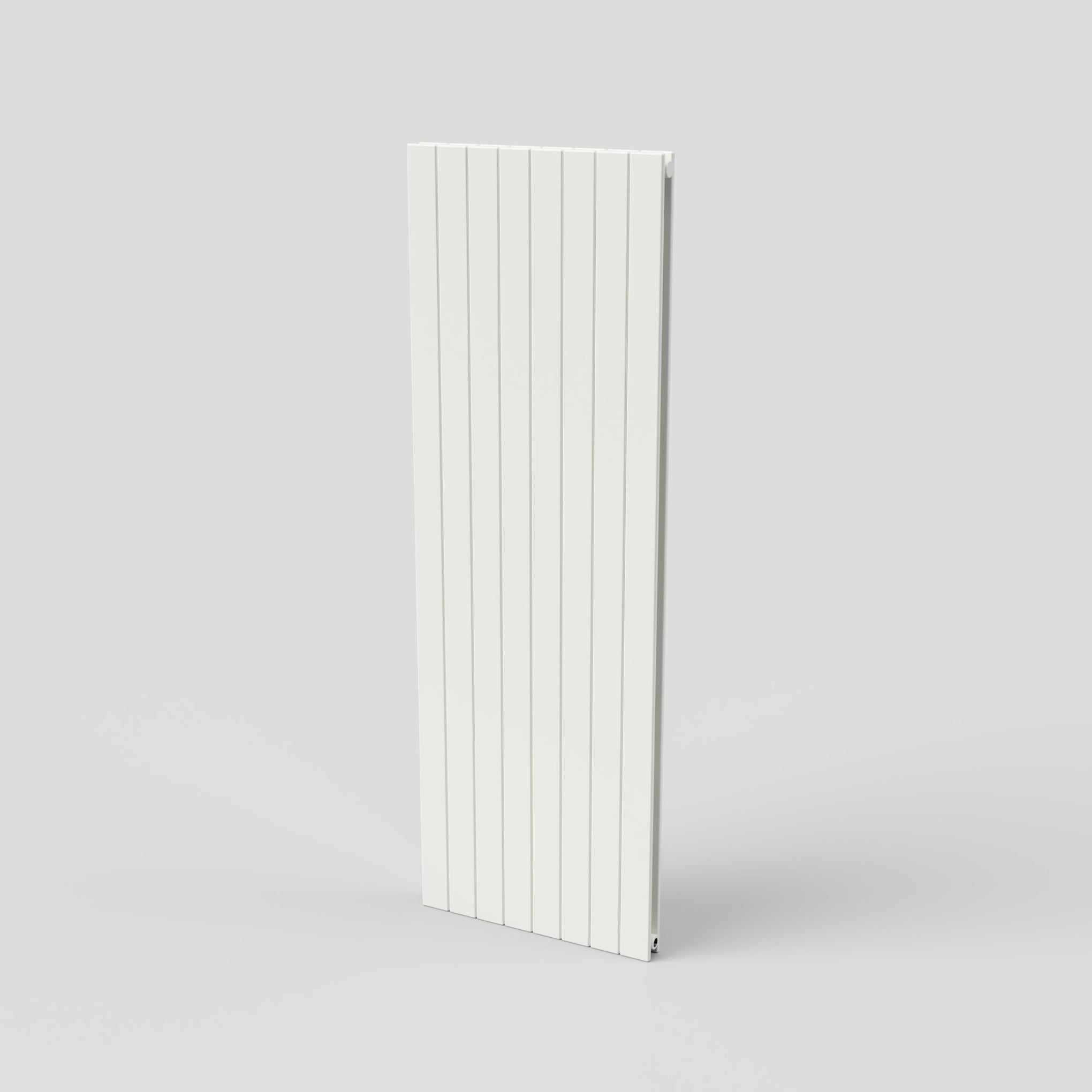 Slat 1800 H X 590 W Double Flat Panel White Vertical Radiator