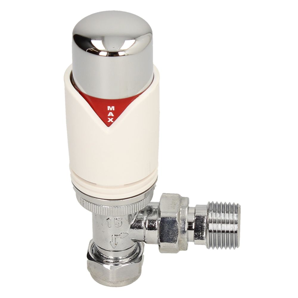 Gold Premium 15 mm Angled Chrome/White TRV