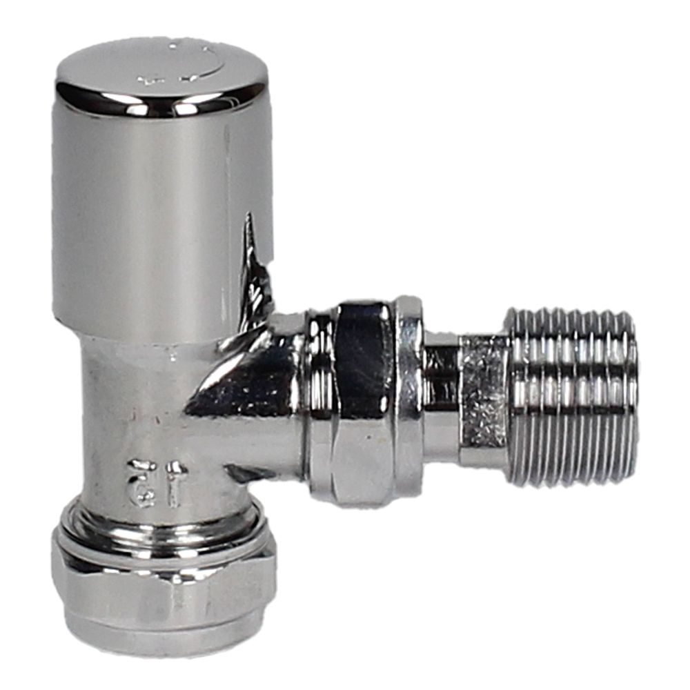 Evolve LP 15 mm Chrome Angled Wheel Head Valve