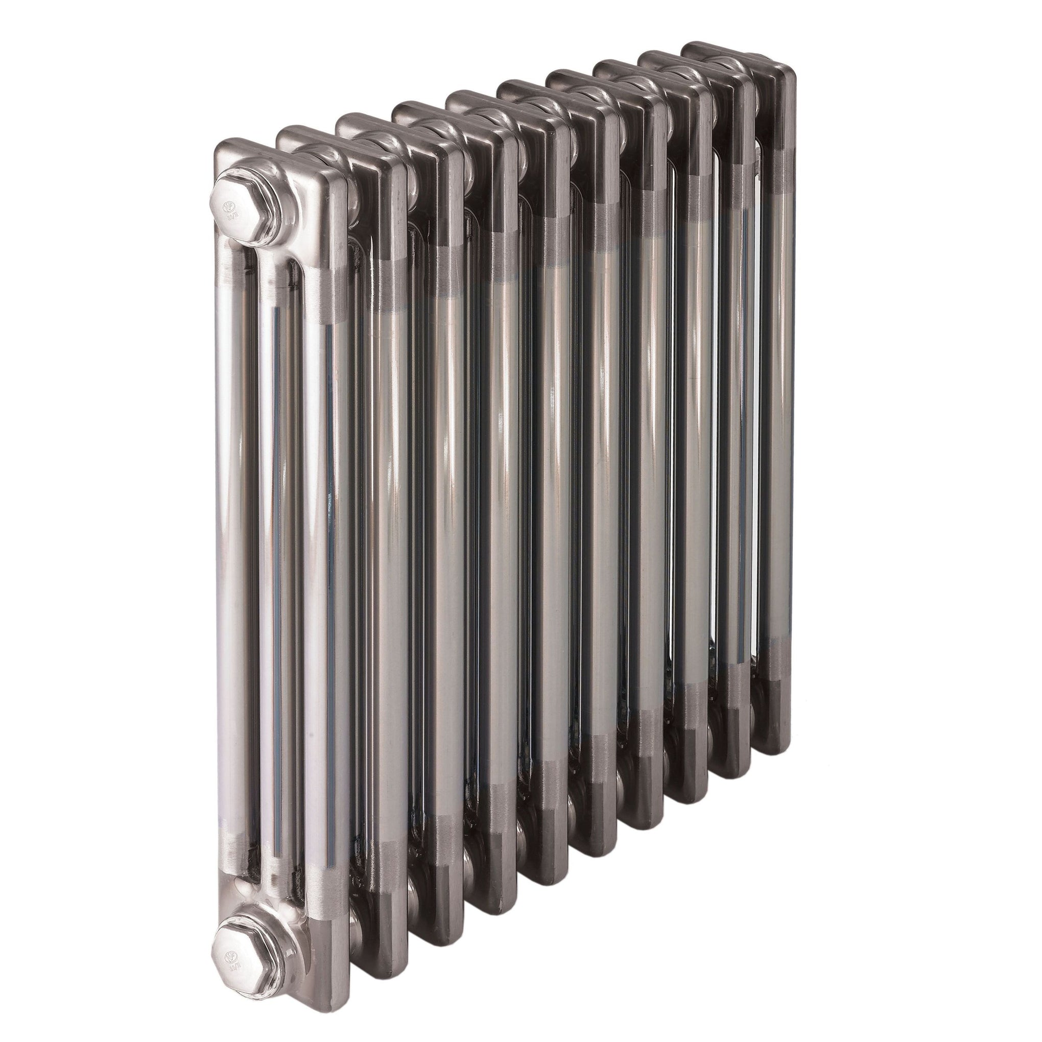 Revive 600 H X 1180 W 3 Column Horizontal Raw Metal Lacquered Radiator