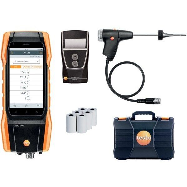 TESTO 0564 3004 84 TESTO 300 LONGLIFE KIT AND PRINTER
